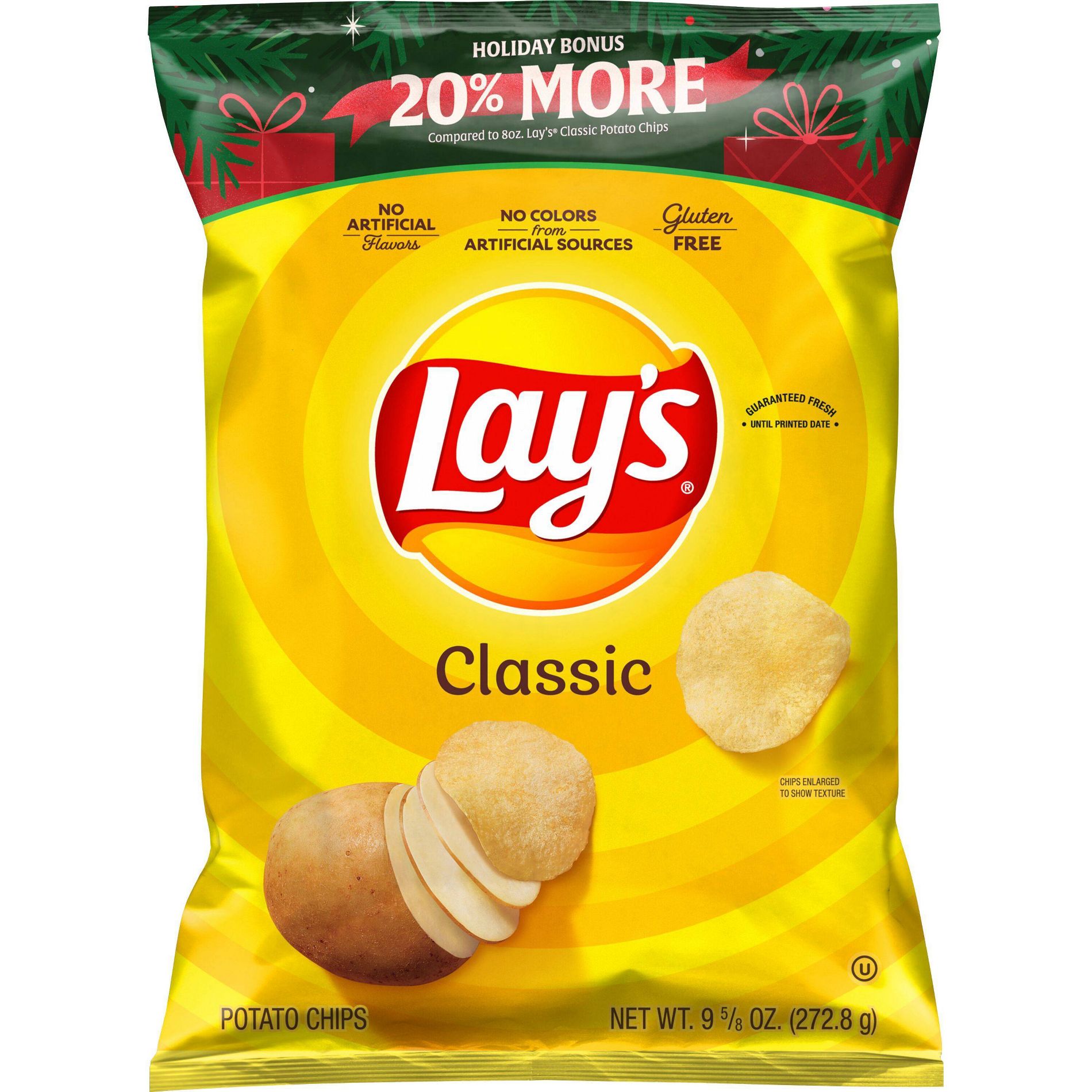 Lay's Classic Chips Holiday Bonus Bag - 9.625oz