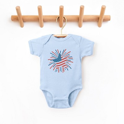 The Juniper Shop Star Flag Firework Baby Bodysuit