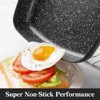 KOCH SYSTEME CS 9.5inch/11inch Nonstick Grill Pan for Stove Tops , Marble Coating Square Grill Skillet with Lid, Fry Pan Compatible with all Stoves - 2 of 4