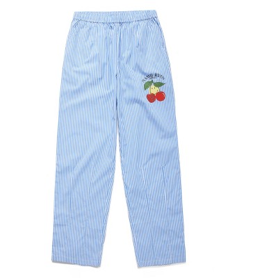 Samii Ryan | Smiley® Freshly Picked Poplin Pant, Blue, Small, 2