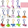 Joyfy 28 Packs Valentines Day Cards with Unicorn and Dinosaur Keychain for Kids Classroom Exchange Gifts,  Party Favor - 4 of 4