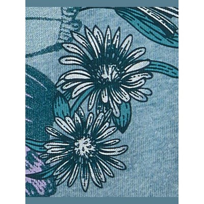 The Children's Place Girls Short Sleeve Marled Butterfly Relaxed Cropped Graphic Tee Blue M (7/8) — фото 4