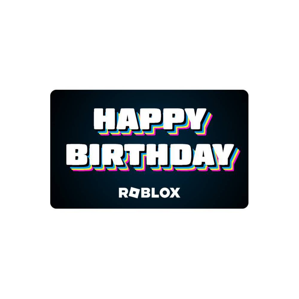 $10 Roblox Happy Birthday Gift Card (Email Delivery)