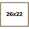 PosterPalooza | Textured Gold Picture Frame - UV Acrylic, Backing Board, Hanging Hardware Included - 3 of 4