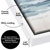 Americanflat Canvas Wall Art Featuring Beige Sand, Blue Ocean and White Sky - Coastal Beach Wall Art - 3 of 4