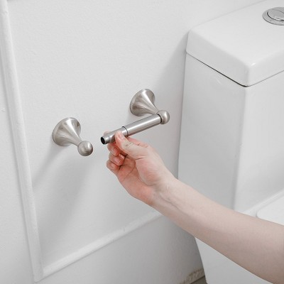 Brushed Nickel 4-Piece Stainless Steel Bathroom Hardware Set