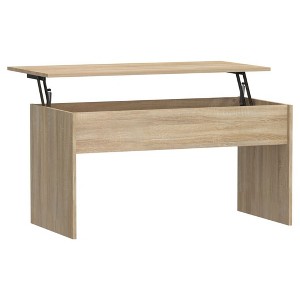 vidaXL Coffee Table White Engineered wood Medium-sized - 1 of 4