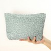 Unique Bargains Portable Travel Floral Canvas Zipper-Closure Makeup Bag 1 Pc - 4 of 4