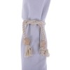 Unique Bargains Round Wooden Ball Magnetic Buckle Curtain Strap Cotton Linen Magnet Wood 2 Pcs - 4 of 4
