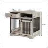 Dog Crate Wooden Furniture Dog Crate with Drawers Furniture Style Dog Cage with Side Door for Medium and Large Dogs - 2 of 4