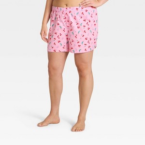 Women's Boxer Pajama Shorts - Wild Fable™ - 1 of 3