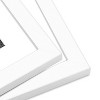 Americanflat 11x14 Picture Frame in White - Displays 5x7 With Mat and 11x14 Without Mat - Composite Wood with Shatter Resistant Glass - 4 of 4