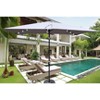 CAVINAS 10x6.5 FT Rectangle Beach Style Patio Umbrella Lights for Evenings, Sandproof Tan Shade for Garden (Base Sold Separately) - 2 of 4
