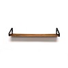 InPlace 36" Solid Wood Ledge Wall Shelf, Rustic Metal Bracket, EZ Anchors - 4 of 4