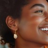 Ross-Simons 15-17mm Cultured Baroque Keshi Pearl Drop Earrings in 18kt Gold Over Sterling - 2 of 4