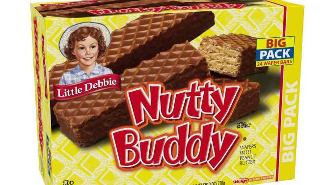 Little Debbie Extra Peanut Butter Nutty Bar - 25.2oz / 24ct, 2 of 6, play video