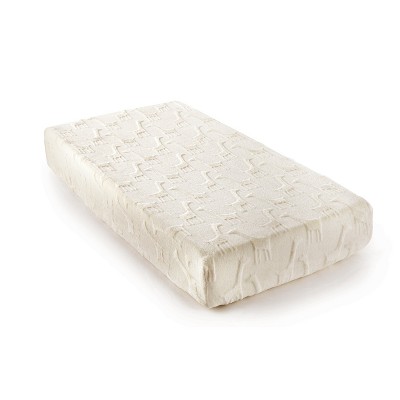 Image of Cream Giraffe Changing Pad Cover - Levtex Baby