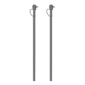Unique Bargains Durable Replacement Straw and Cover 2 Pcs - 1 of 4