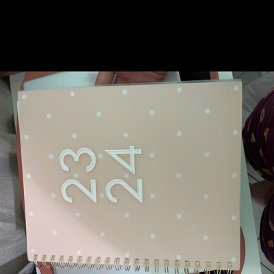 Sugar Paper Essentials 2024 Planner 11x9.5 Weekly/monthly Frosted Pink :  Target