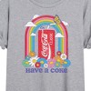 Women's - Coca-Cola - Have A Coke Rainbow Oversized Graphic T-Shirt - 2 of 4