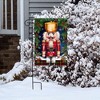 Briarwood Lane Christmas Garden Flag 12x18 For Outdoor Wooden Nutcracker For Christmas Garden Flag Flags For Outside - 4 of 4