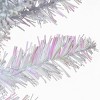National Tree Company 6' White Iridescent Tinsel Artificial Christmas Tree with Metal Stand - 4 of 4
