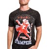 Trigun Stampede Vash Humanoid Typhoon Men's Black Mineral Wash Oversized Crew Neck Short Sleeve T-shirt - 4 of 4