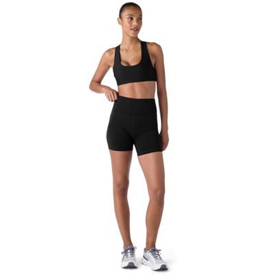 Future Planet Women's Nova Premium Performance Sport Athletic High Waisted Leggings Yoga Biker Shorts Tights Black