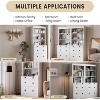 71" 3 Drawers Bookshelf, 3-Tier Shelves, Display Bookshelves Cabinet, Modern Storage Solution, for Bedroom, Living Room, Home, Office - 3 of 4