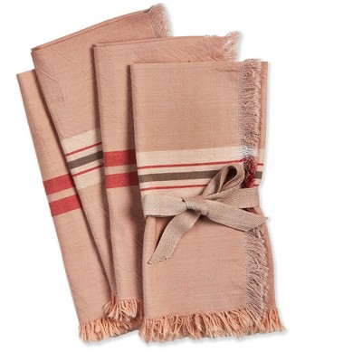 tag Lavender & Honey Stripe Napkin, Set of 4