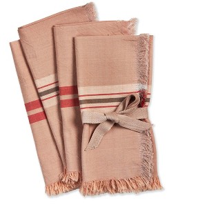 tag Lavender & Honey Stripe Napkin, Set of 4 - 1 of 2