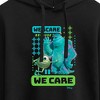 Women's - Disney - We Scare Because We Care Cropped Graphic Hoodie - 2 of 3