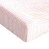 Touched by Nature Baby Girl Organic Cotton Changing Pad Cover, Girl Elephant, One Size - 2 of 3