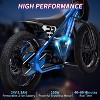 24V Electric Dirt Bike, 250w Electric Motorcycle, 16 Inch Electric Balance Bike for Ages 6-12, Up to 15.53MPH & 3 Speed Settings - 2 of 4