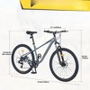 INFURNIC Bicycles, 29 Inch Mountain Bike for Men Women Boys and Girls, Mountain Bike with Single Speed, Gray, 70.8"*27.1"*40.9" - 2 of 4