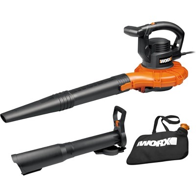 Worx WG518 12 Amp 2-Speed Leaf Blower, Mulcher & Vacuum