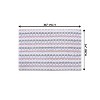 Home Weavers Orion Collection 100% Cotton Bathroom Rug, Non Slip Bath Mat Water Absorbent Soft Shaggy Mat Machine Washable - 3 of 4