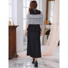 INSPIRE CHIC Women's Faux Fur Wedding Cape with Pearl Rhinestone Brooches Shawl - 4 of 4