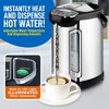 NutriChef 5L Digital Hot Water Dispenser with Auto Dispense, Safety Lock, Adjustable Temperature - Stainless Steel - 3 of 4