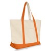 Dalix 22" Cotton Canvas Tote Bag (Zippered Top) - image 4 of 4