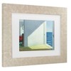 Trademark Fine Art - Edward Hopper Rooms by the Sea Matted Framed Art - 3 of 4