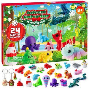 Joyfy 2026 Christmas Advent Calendar with 24 3D Printed Animal