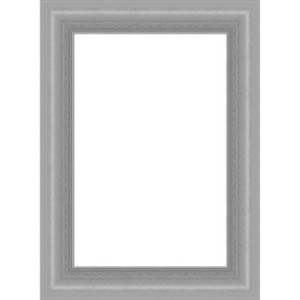Amanti Art Peak Polished Nickel Narrow Framed Dry Erase Magnetic Board - 1 of 4