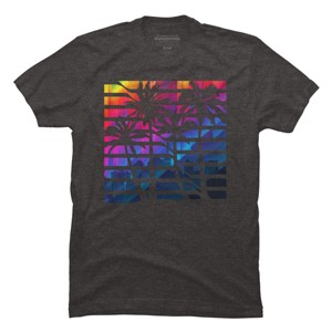Men's Design By Humans City Summer By clingcling T-Shirt - 1 of 4