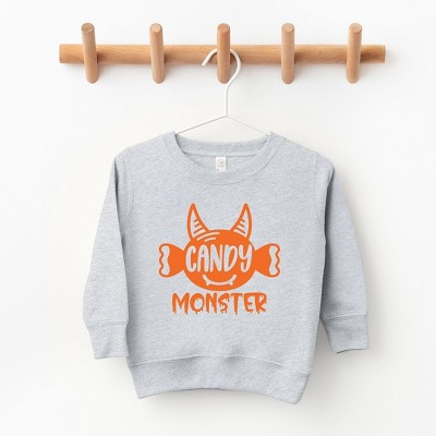 The Juniper Shop Candy Monster Horns Toddler Graphic Sweatshirt