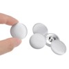 Unique Bargains Blouses Sweater Round Aluminum Cotton Fabric Cloth Covered Buttons 10 Pcs - 4 of 4