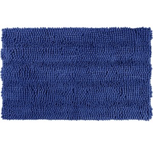 Unique Bargains Absorbent Chenille Bath High Pile Quick Dry Bath Machine Washable Rugs - 1 of 4