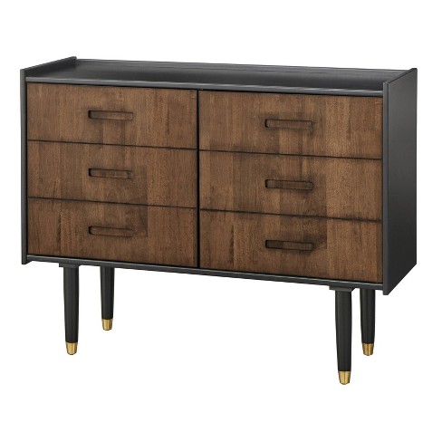 Target deals walnut dresser