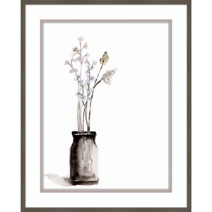 Amanti Art 33"x41" Little Tablescape by Marcy Chapman Wood Framed Wall Art Print: Giclee, Botanical Lithograph, Hardwood Frame - 1 of 4