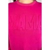 Women's MAMA Embossed Sweatshirt - Jess Lea - 4 of 4